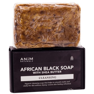 Anim Naturals African Black Soap Bar
